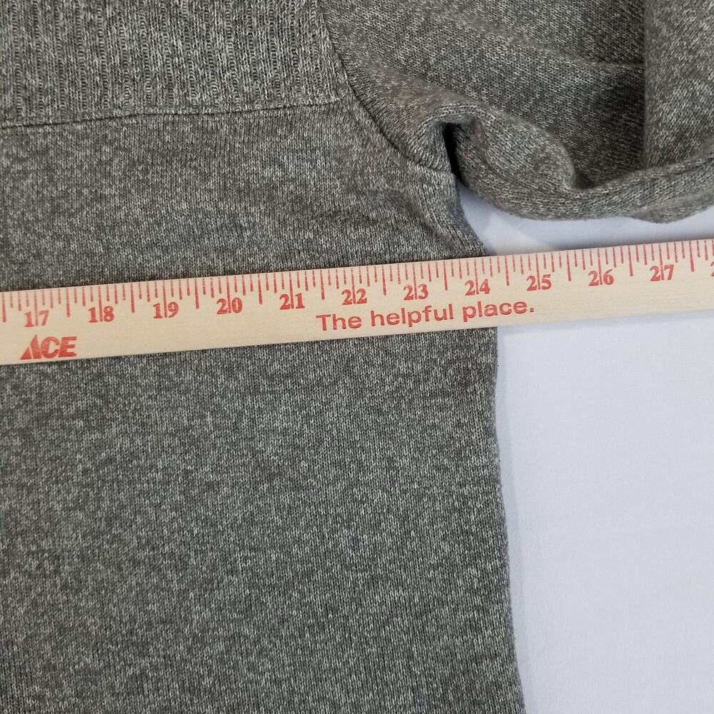 Van Heusen Sweater Mens XL Gray 1/4 Zip Mock Neck Classic Fit Pullover Knit - Picture 7 of 9